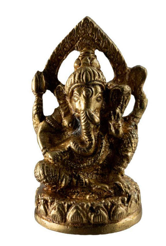 Statuette Ganesh en Laiton – Statue Hindoue de Ganesha