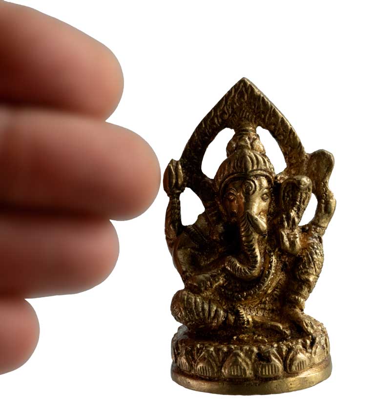 Statuette Ganesh en Laiton – Statue Hindoue de Ganesha