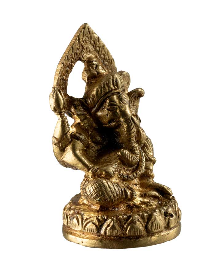 Statuette Ganesh en Laiton – Statue Hindoue de Ganesha