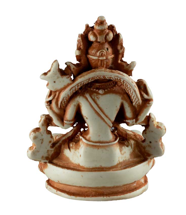 Statue Chenrezig en Résine Patinée – Avalokiteshvara Bouddhiste du Népal