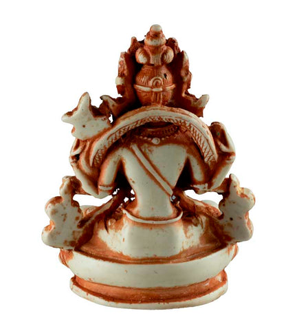 Statue Chenrezig en Résine Patinée – Avalokiteshvara Bouddhiste du Népal