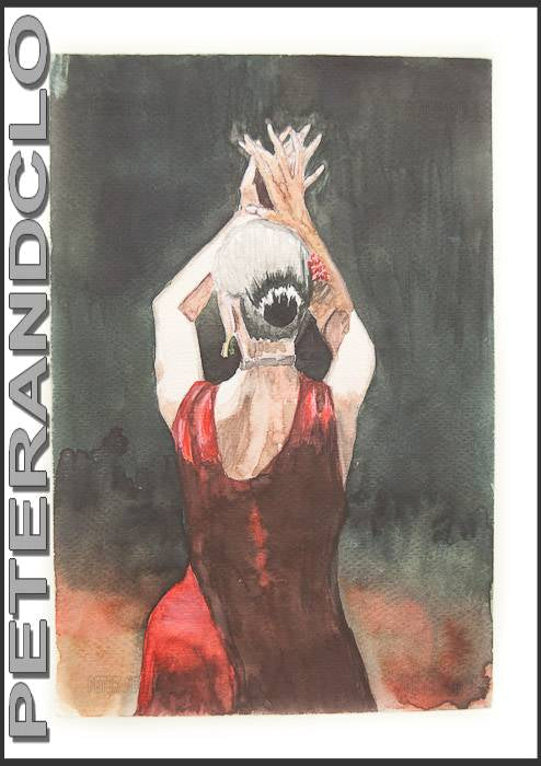 Peinture Danseuse Femme Népalaise – Œuvre Artisanale Unique Du Népal