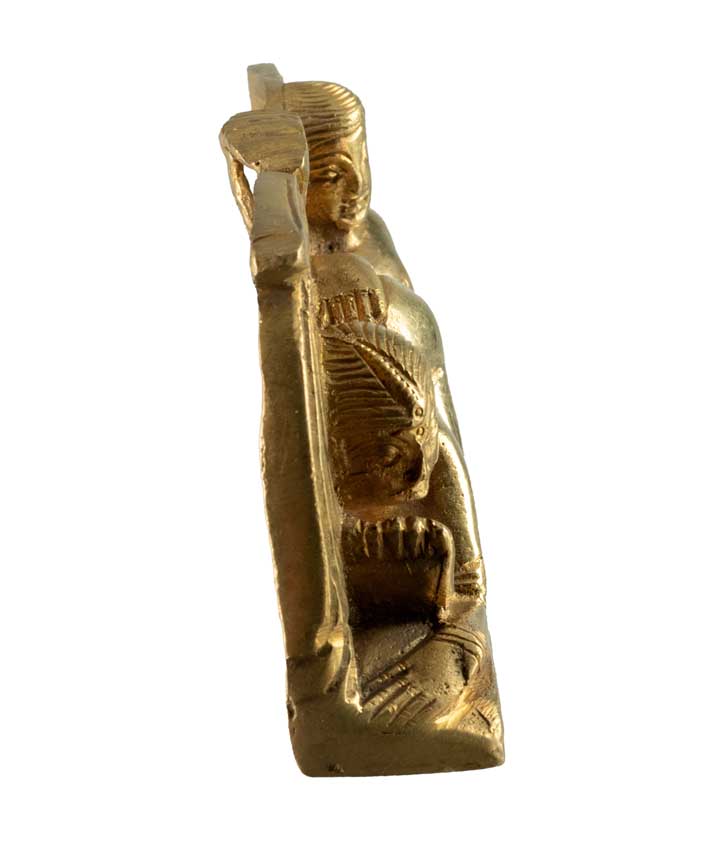 Statuette Kamasutra En Laiton – Sculpture Artisanale Indienne