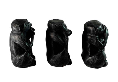 3 Singes De La Sagesse En Résine – Artisanat Népalais