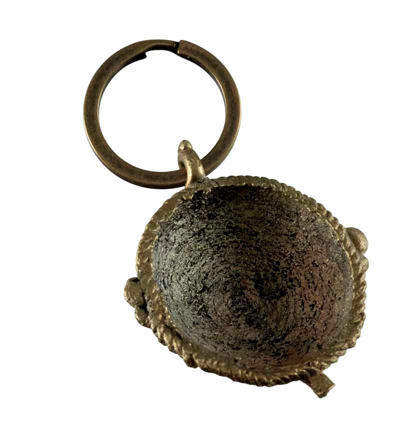 Porte-Clés Original Ethnique – Artisanat Indien en Laiton