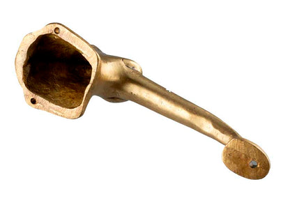 Poignée De Porte Éléphant En Alliage De Cuivre – Artisanat Indien