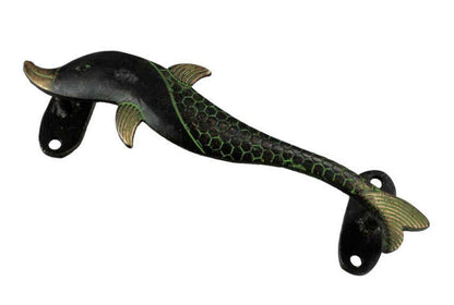 Poignée De Porte Poisson En Alliage De Cuivre – Artisanat Indien