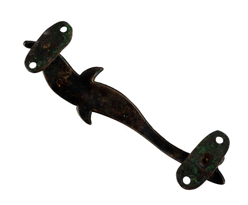 Poignée De Porte Poisson En Alliage De Cuivre – Artisanat Indien