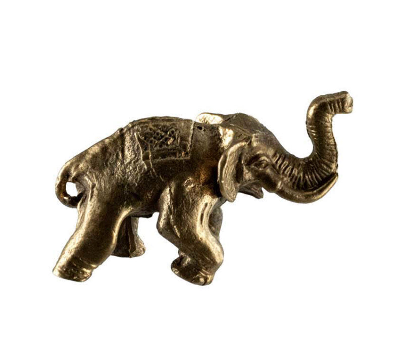 Mini Éléphant En Laiton – Artisanat Thaïlandais