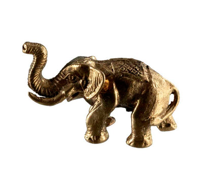 Mini Éléphant En Laiton – Artisanat Thaïlandais