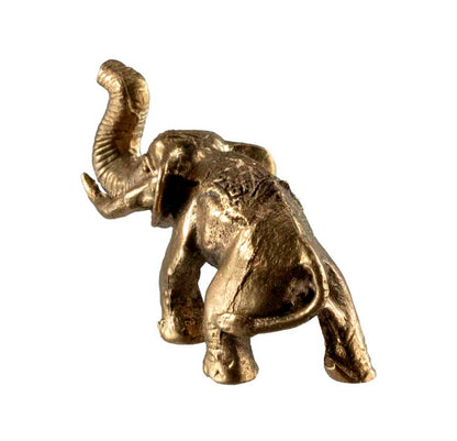 Mini Éléphant En Laiton – Artisanat Thaïlandais