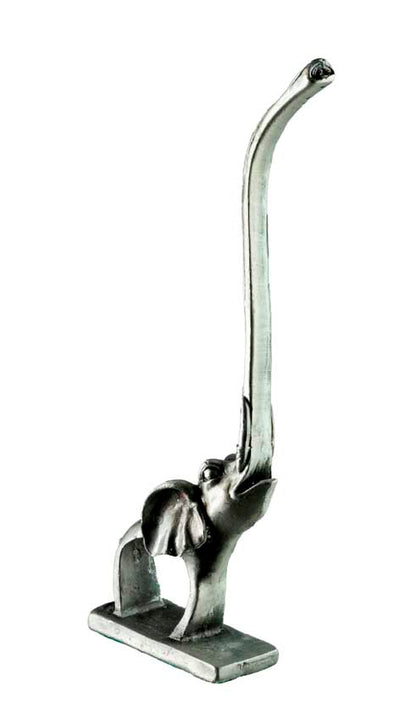 Porte-Bague Éléphant En Métal – Trompe En L’Air, Artisanat Grec