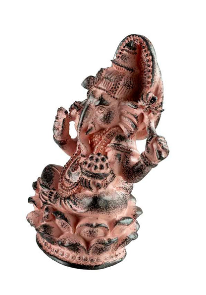 Porte-encens Ganesh en résine – support pour bâton d'encens avec figurine amovible
