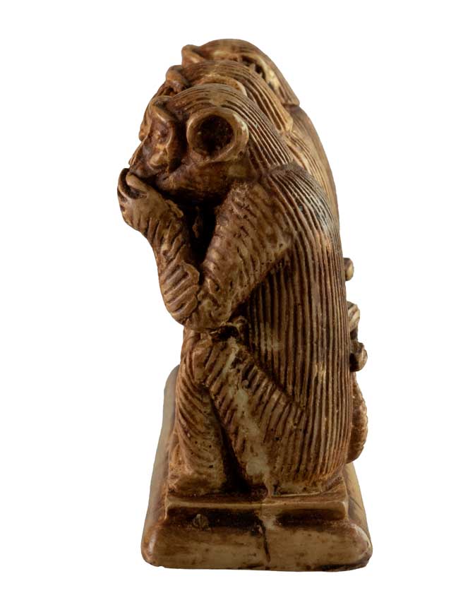 Statuette 3 Singes de la Sagesse en Résine – Artisanat du Népal