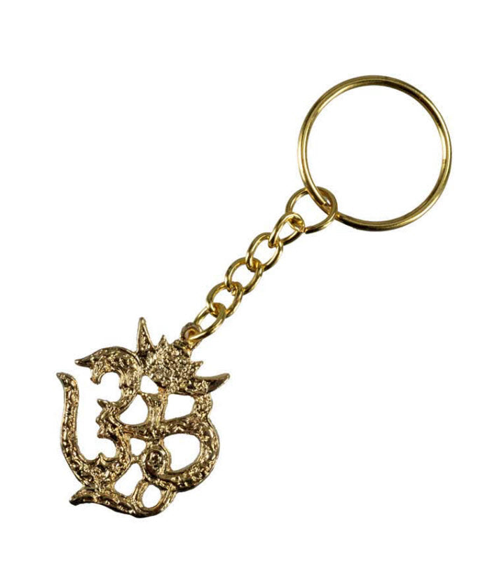 Porte-Clé Original Om Hindouiste en Laiton