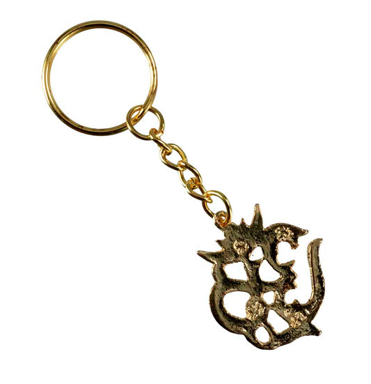 Porte-Clé Original Om Hindouiste en Laiton