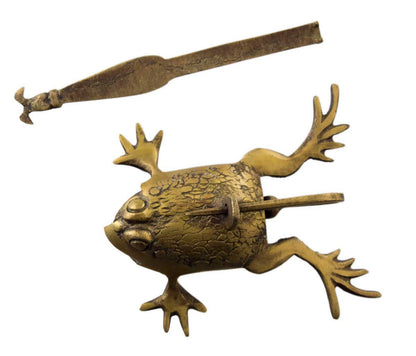 Cadenas Décoratif En Forme De Grenouille En Laiton – Artisanat Du Népal