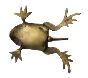 Cadenas Décoratif En Forme De Grenouille En Laiton – Artisanat Du Népal
