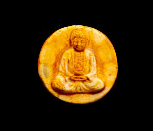 Pendentif Bouddha en Position Lotus en Céramique