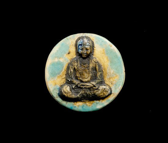 Pendentif Bouddha en Position Lotus en Céramique