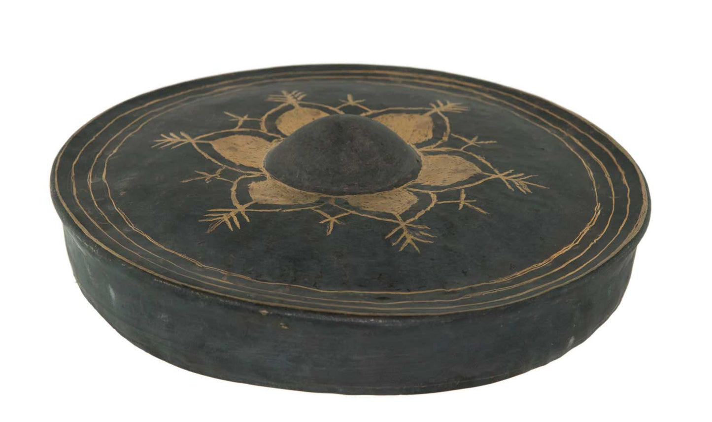 Gong birman artisanal – 28 cm en métal martelé à la main (note Mi / E)