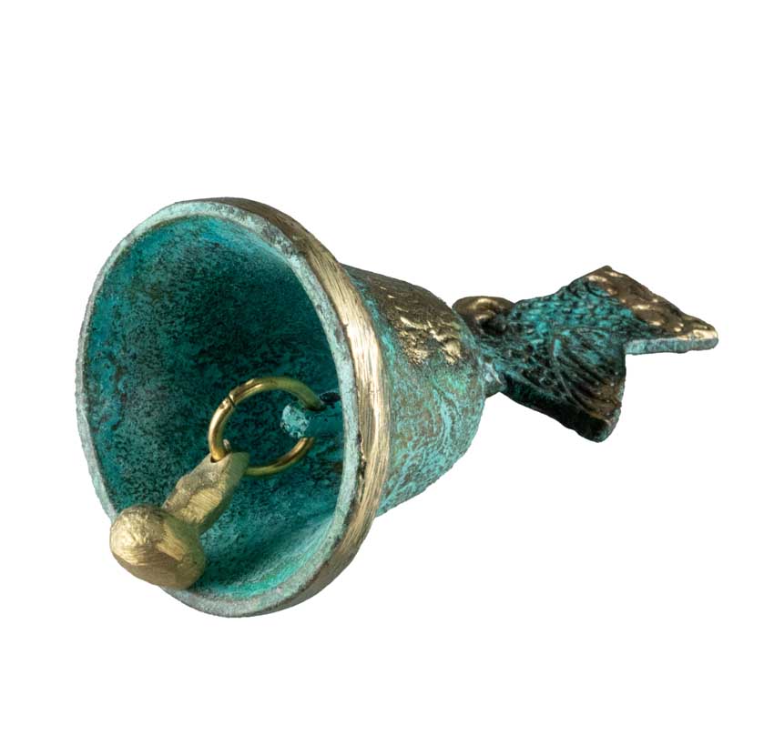 Cloche Chouette en Bronze – Décoration Artisanale de Grèce