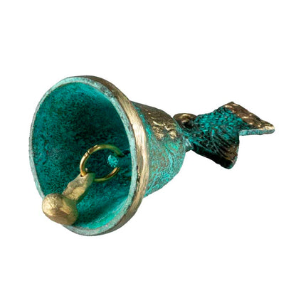 Cloche Chouette en Bronze – Décoration Artisanale de Grèce