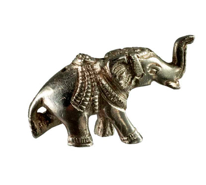 Porte-Bâtonnet D’Encens Éléphant En Métal – Artisanat Indien