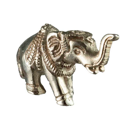 Porte-Bâtonnet D’Encens Éléphant En Métal – Artisanat Indien