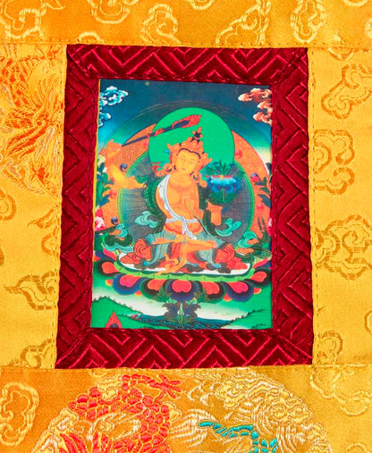 Thangka Miniature Manjushri – Art Spirituel Du Népal