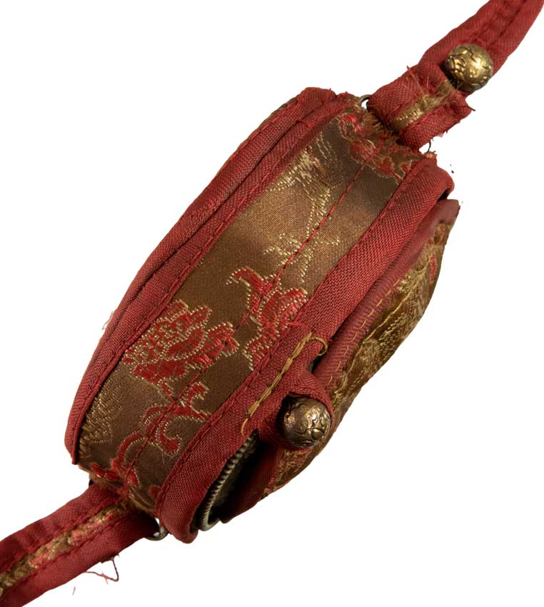 Ghau / Gau tibétain – autel votif de voyage Chenrezig en métal repoussé