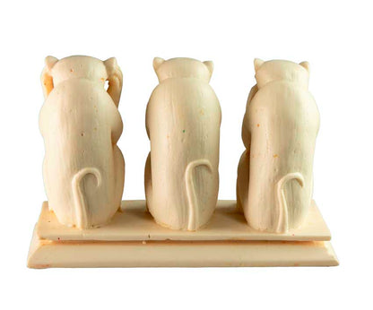 Statue 3 Singes de la Sagesse en Résine – Artisanat du Népal