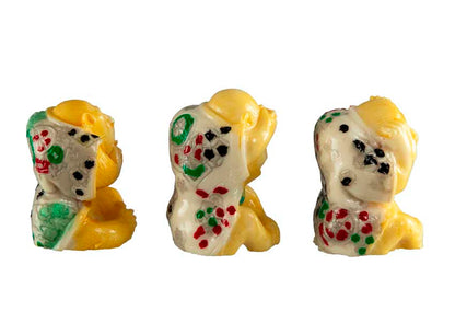 3 Singes De La Sagesse – Figurines En Résine