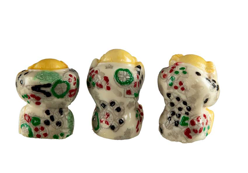 3 Singes De La Sagesse – Figurines En Résine