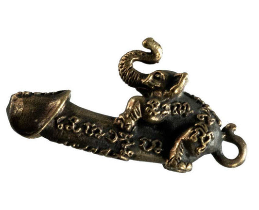 Porte-Clé Zizi Éléphant Yant – Artisanat Thaïlandais