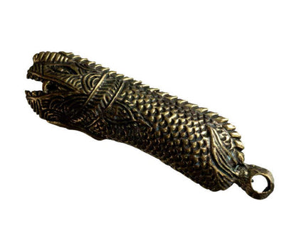 Porte-Clé Zizi Arowana En Laiton – Artisanat Thaïlandais