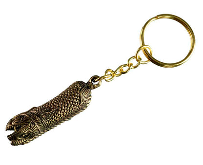 Porte-Clé Zizi Arowana En Laiton – Artisanat Thaïlandais
