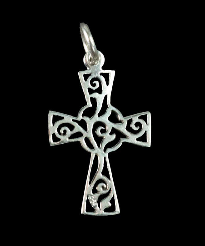 Pendentif croix celtique en argent 925 – Bijou ethnique symbolique