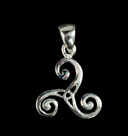 Pendentif triskell en argent 925 – Symbole celtique de mouvement et d’harmonie