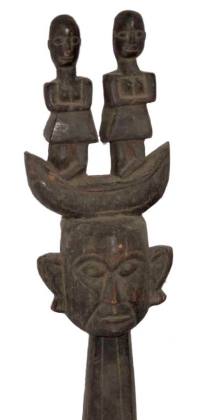 Dhodro Banam Santal – Vièle Anthropomorphe Sarangi Ancienne 75 cm