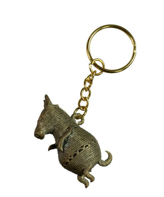 Porte-Clés Chien Indien – Artisanat Ethnique en Métal
