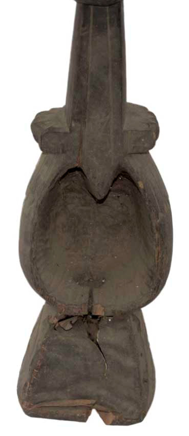 Dhodro Banam Santal – Vièle Anthropomorphe Sarangi Ancienne 75 cm