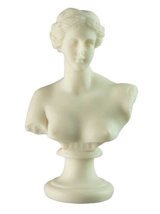 Buste de Vénus Aphrodite en Albâtre – Sculpture de la Déesse Grecque de l'Amour