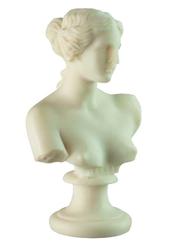 Buste de Vénus Aphrodite en Albâtre – Sculpture de la Déesse Grecque de l'Amour