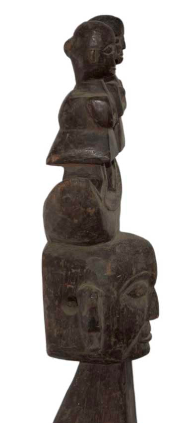 Dhodro Banam Santal – Vièle Anthropomorphe Sarangi Ancienne 75 cm