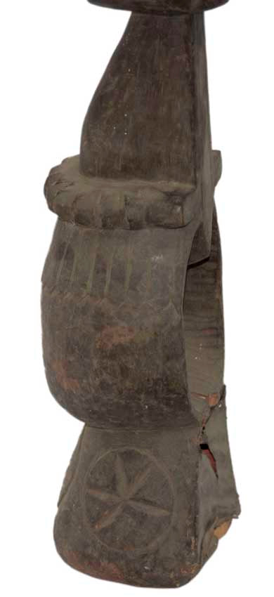 Dhodro Banam Santal – Vièle Anthropomorphe Sarangi Ancienne 75 cm