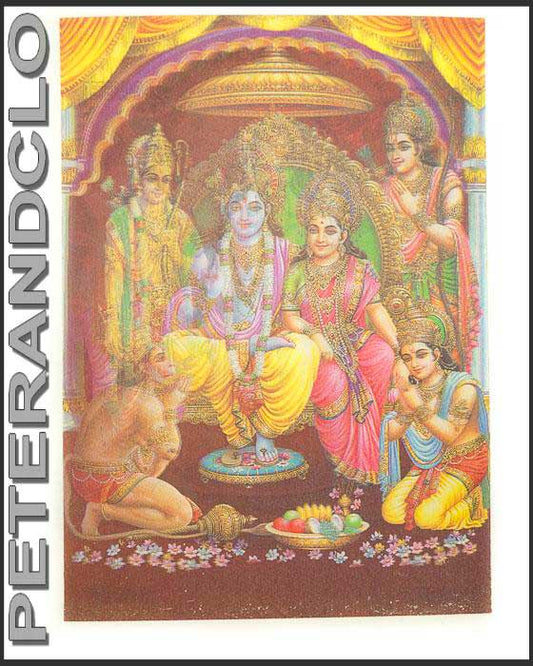 Carte Lenticulaires Lord Shiva Et Parvati – Images Changeantes Hindoues