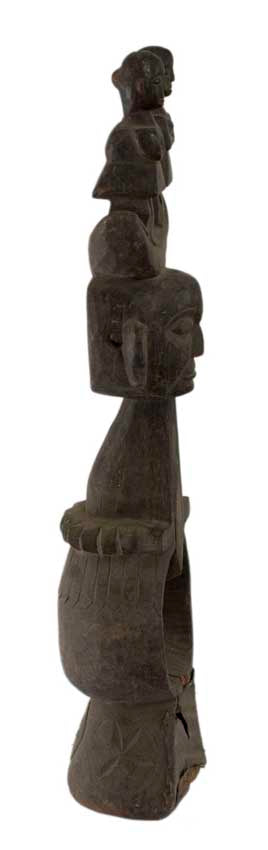Dhodro Banam Santal – Vièle Anthropomorphe Sarangi Ancienne 75 cm