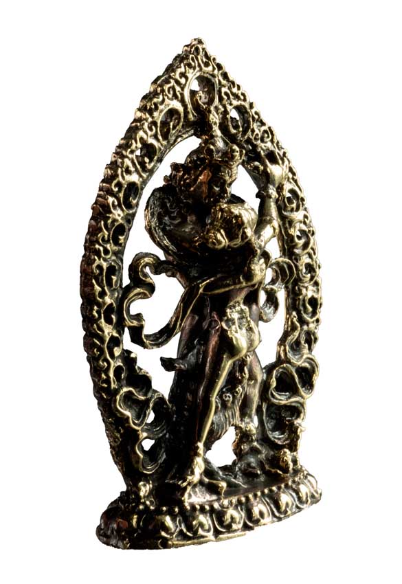 Statuette Samvara Vajravarahi en laiton – Divinité du bouddhisme tantrique