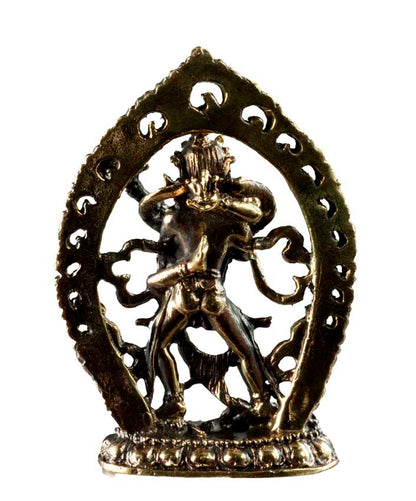 Statuette Samvara Vajravarahi en laiton – Divinité du bouddhisme tantrique